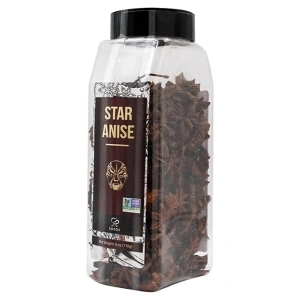 Soeos Star Anise Seeds 6oz (170g), Non-GMO Verified, Great for Baking and Tea, Anis Estrella, Whole Chinese Star Anise Pods, Dried Anise Star Spice, Chinese Star Anise, Star Anise Bulk, Anise Star.