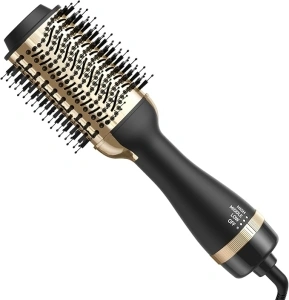 Blow Dryer Brush Hair Dryer Brush in One, Professional One Step Hair Dryer Styler Volumizer with Negative Ion, Hot Air Brush for Drying, Straightening, Curling, All Hair Types, Oval Shape