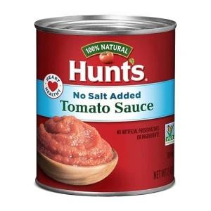 Hunt's Tomato Sauce No Salt Added, Keto Friendly, 8 oz