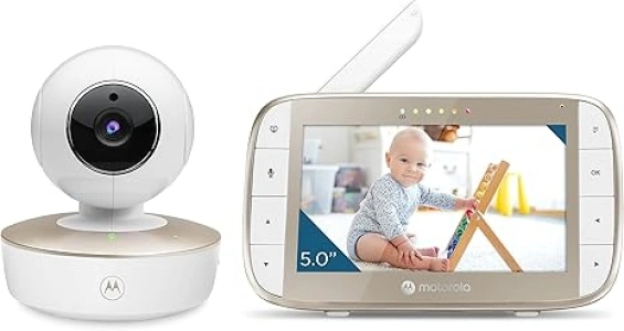 Motorola Baby Monitor - VM50G Indoor Video Baby Monitor with Camera, 1000ft Range 2.4 GHz Wireless 5