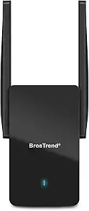 BrosTrend AX3000 WiFi 6 Access Point, Wall Plug Wireless Access Point, Gigabit Access Point WiFi 6 Dual Band, Home WiFi AP for PC Smartphone TV GameConsole etc. WAP Up to 45 Devices, OFDMA, Easy Setup
