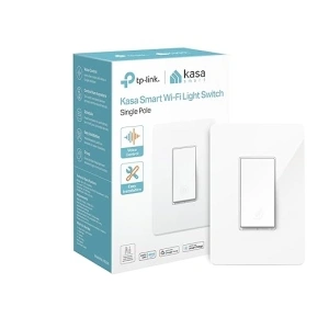 Kasa Smart Light Switch HS200, Single Pole, Needs Neutral Wire, 2.4GHz Wi-Fi Light Switch Works with Alexa and Google Home, UL Certified, No Hub Required , White, HS200