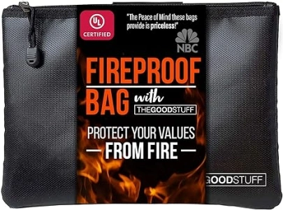 The Good Stuff Fireproof Money Bag with Zipper (10