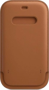 Apple iPhone 12 and 12 Pro Leather Sleeve with MagSafe - Saddle Brown