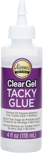 Aleene's Clear Gel Tacky Glue 4oz