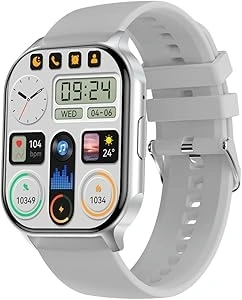 Smart Watch for Men and Women, AMOLED 2.04