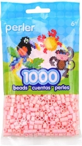 Perler Beads 1,000/Pkg-Peach, Peach, 1000 Count