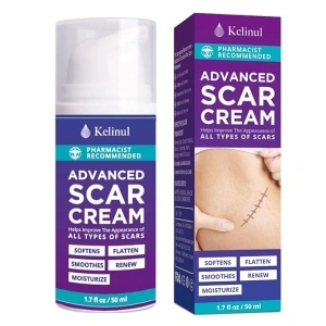 Silicone Scar Cream Gel for Scars: Best for Old and New - 1.7 oz