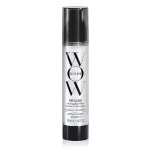 COLOR WOW Pop + Lock High Gloss Finish – Frizz Control Serum | Prevent Color Fade, Seal Split Ends, and Add Gloss | Get Silky, Shiny Hair!