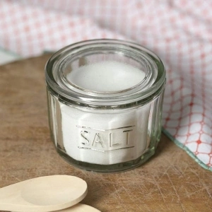 CTW Home Collection 4½'' dia. x 3½''H Glass Salt Cellar Set of 1