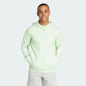 adidas men Future Icons 3-Stripes Full Zip Hoodie