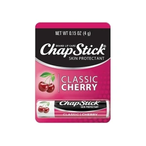 ChapStick Classic Cherry Lip Balm Tube, Flavored Lip Balm for Lip Care on Chafed, Chapped or Cracked Lips - 0.15 Oz