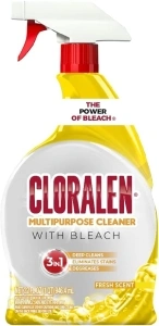 Cloralen - All Purpose Household Cleaning Spray, 3-In-1 High-Performance Multisurface Bathroom And Kitchen Cleaner, With Liquid Bleach - (32 oz)