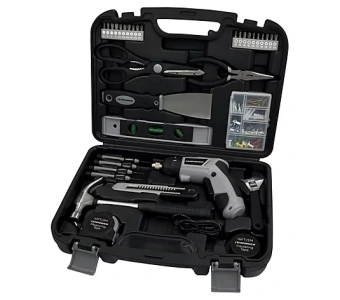 EMPOWER 3.6V Cordless Screwdriver w/ 134-pc Tool Set & Storage Case