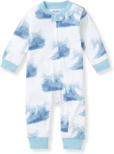 Burt's Bees Baby Baby Boys' Sleep and Play Pajamas, Zipped Jumpsuit