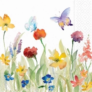 Design Design 621-09832 Wildflowers Luncheon Napkin