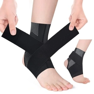 Seektop Ankle Brace Plantar Fasciitis Relief with Strong Compression Strap and Stabilizers for Achilles Tendonitis Sprained Ankle, Ankle Support for Volleyball, Running, Basketball