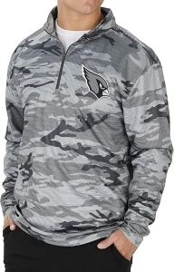 Zubaz NFL Men's Lines Poly Fleece Jacket