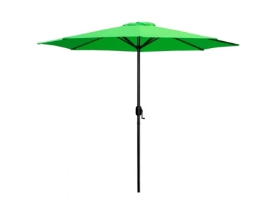 BIGTREE 9Ft Patio Outdoor Umbrella 8 Ribs Garden Deck Table Folding Adjustable Crank, Neon Green - BT-UMB-8RIB-9FT-NGRN