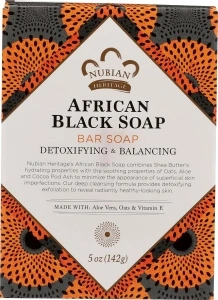 Nubian Heritage Soap Bar, African Black, 5 Ounce