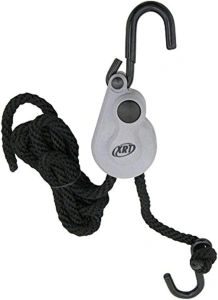 PROGRIP 404400 XRT Rope Lock Tie Down w/Push Button Release for Cargo Transport and Control: 8' x 3/8