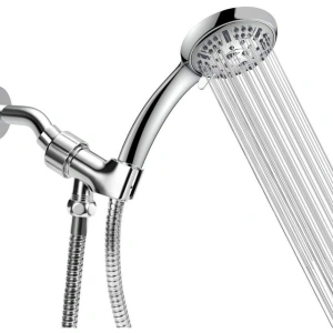 AQwzh High Pressure Handheld Shower Head, 9 Spray Settings with 60 Inch Hose