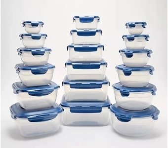 LocknLock 18-Piece Multi-Shape Nestable Storage Set