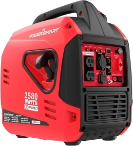 PowerSmart 2580W Gas-Powered Ultralight Portable Inverter Generator with CO Protect, USB Ports & Parallel Ready, CARB Compliant 2024 Version