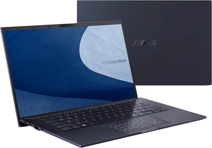 ASUS ExpertBook B9 Intel EVO Thin & Light Laptop, 14” FHD, Intel Core i7-1255U, 2TB SSD, 32GB LPDDR5 RAM, Military Grade Durable, Webcam Privacy Shield, Win 11 Pro, Black, B9450CBA-XVE77