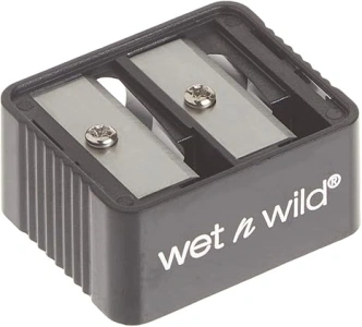 wet n wild Dual Pencil Sharpener Dual-Pencil Eyeliner Pencil Sharpener | Convenient | Essential Tool | Sharpens | Easy To Clean | Travel-Friendly | Compact