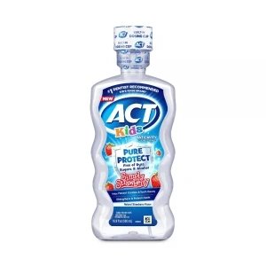 ACT Kids' Pure Protect Strawberry Anticavity Fluoride Mouthwash - 16.9 fl oz