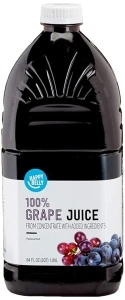 Happy Belly Grape Juice, Bottle, 64 fl oz (Pack of 1)