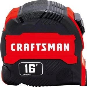 CRAFTSMAN Tape Measure, Compact Easy Grip, 16 FT (CMHT37441S)