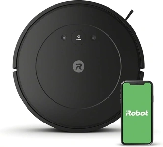 iRobot Roomba Vac Robot Vacuum (Q0120) - Easy to use, Power-Lifting Suction, Multi-Surface Cleaning, Smart Navigation Cleans in Neat Rows, Self-Charging, Alexa