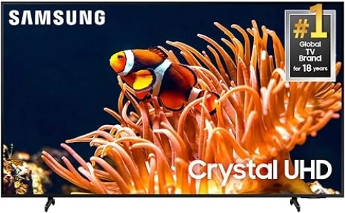 SAMSUNG 85-Inch Class 4K Crystal UHD DU8000 Series HDR Smart TV w/Object Tracking Sound Lite, Motion Xcelerator 120Hz, Ultra Slim Design, Gaming Hub, Alexa Built-in (UN85DU8000, 2024 Model)