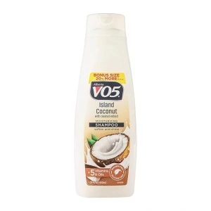 Alberto VO5 - Island Coconut Moisturizing Shampoo - Hydrating Shampoo - With Coconut Milk, Vitamin E and Biotin - Long Lasting Fragrance - 15 oz