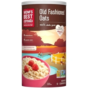 Mom's Best Old Fashioned Oats, Hot Cereal Made with Whole Grain Oats, 42 OZ Canister