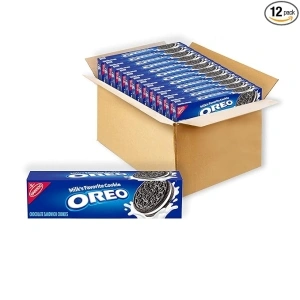 OREO Chocolate Sandwich Cookies, 12 - 5.25 oz Boxes