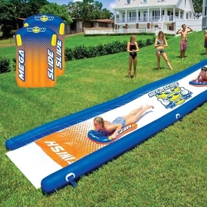 Wow Sports Mega Water Slide Giant Backyard Slide with Sprinkler, Slip and Slide for Adults and Kids, Extra Long 25 ft x 6 ft