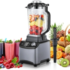 Professional Countertop Blender for Kitchen, Housnat 1200W(Max 2200W) High Power Crushing Ice, Veggies, Shakes, 60 oz