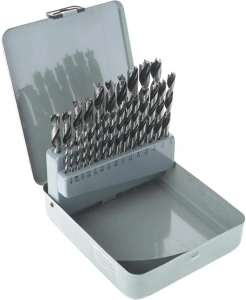 Steelex D1034 Deluxe Brad Point Bit Set, 25-Piece