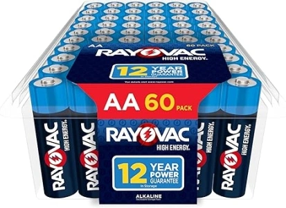 Rayovac AA Batteries, Double A Battery Alkaline, 60 Count