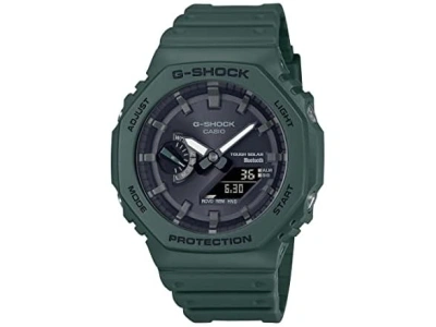 G-Shock Casio Analog-Digital Tough Solar Connected Green Watch, GAB2100-3A