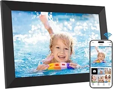 Digital Picture Frame 10.1 Inch WiFi Digital Photo Frame Electronic Picture Frame Slideshow, Built in 16GB Storage, Wall-Mounted, Auto Rotate, Easy to Upload Photos and Video Instantly via Uhale APP