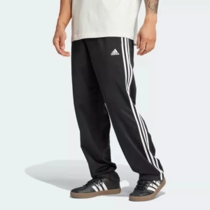 adidas men Primegreen Essentials Warm-Up Open Hem 3-Stripes Track Pants