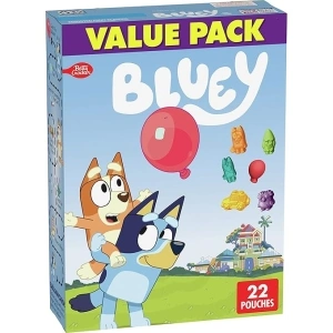 Bluey Fruit Flavored Snacks, Treat Pouches, Gluten Free, 22 ct