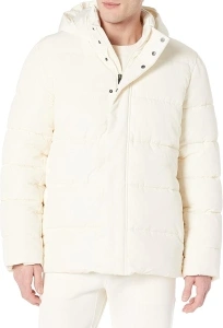 Amazon Aware Men's Recycled Polyester Hooded Puffer Jacket