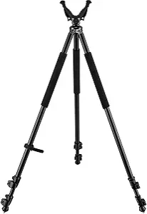 Shooting Tripods for Rifles with 360° QD V Yoke Rest, 31.5