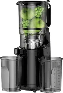 Cold Press Juicer, Amumu Slow Masticating Machines with 6.1