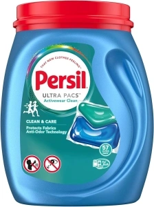 Persil Ultra Pacs Activewear Clean Laundry Detergent, 57 count